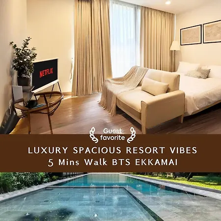 Luxury Resort Vibes Walkable To Bts Ekkamai-St