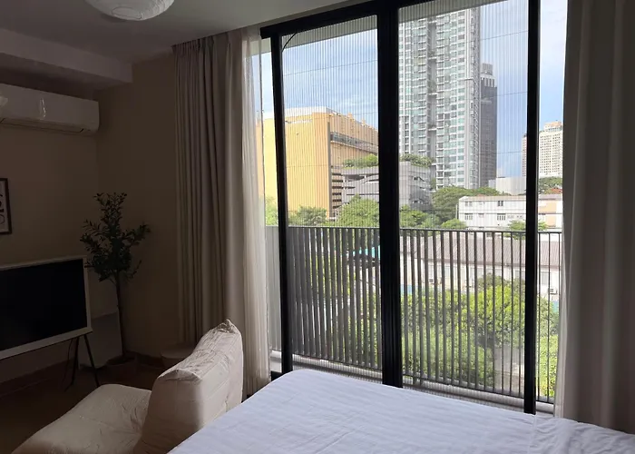 Appartement Luxury Vibes-5mins Walk Bts Ekkamai Bangkok